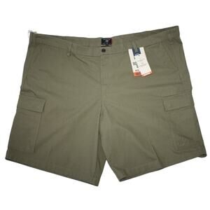 Dockers Cargo Shorts Men's 52 Big & Tall Smart360 Tech Green Performance Stretch